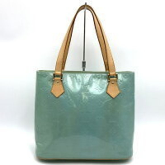 Louis Vuitton Vernis Bag Houston Tote Green - Picture 1 of 9
